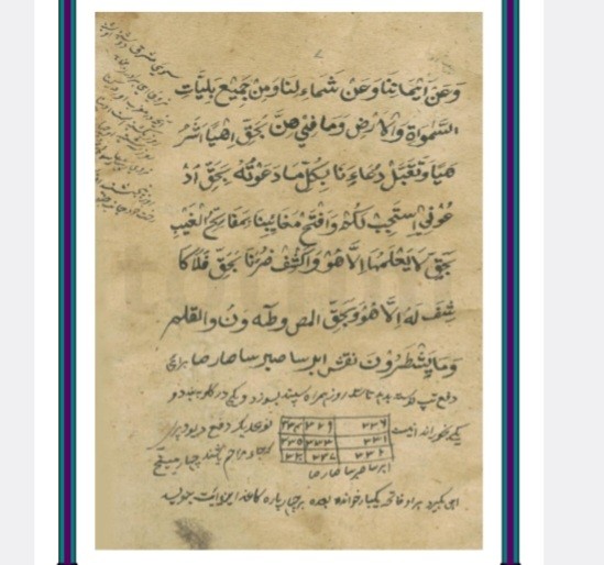 کتاب اوفاق سیدچغندری
