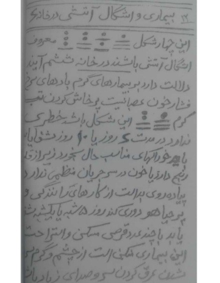 کتاب رمل سیاه قلم زبده الرمل