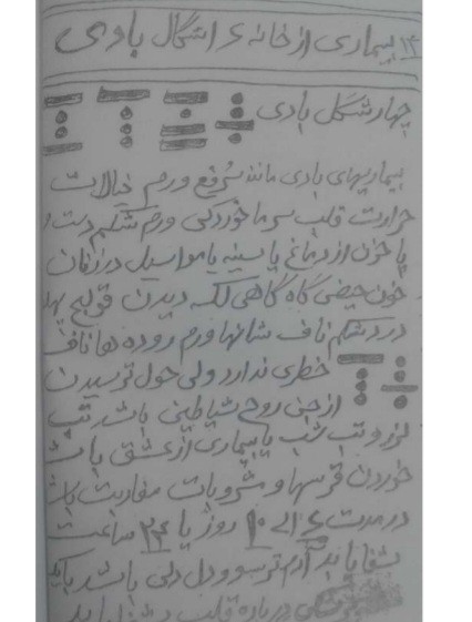 کتاب رمل سیاه قلم زبده الرمل