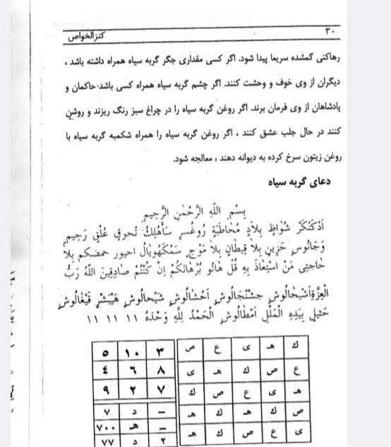 کنز الذهب ،کنزالخواص
